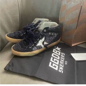 GGDB  Glitter High-Top Sneakers